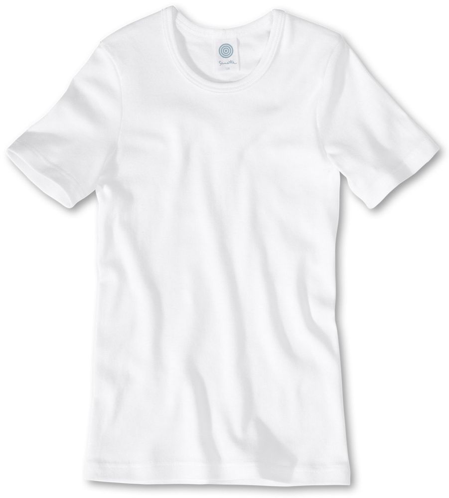 Белая футболка Sanetta из органического хлопка