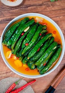 Огурцы маринованные в кисло-сладком соусе