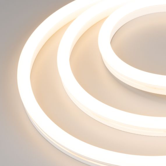 Светодиодная лента герметичная Arlight WAVE-SIDE-A120-12x25mm 230V Warm3000 (12 W/m, IP67, 50m, wire x2) 051933