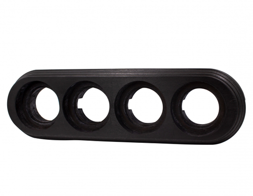 Рамка 4 постовая (Угольно-черный на бревно 280 мм) BFC28-640-119