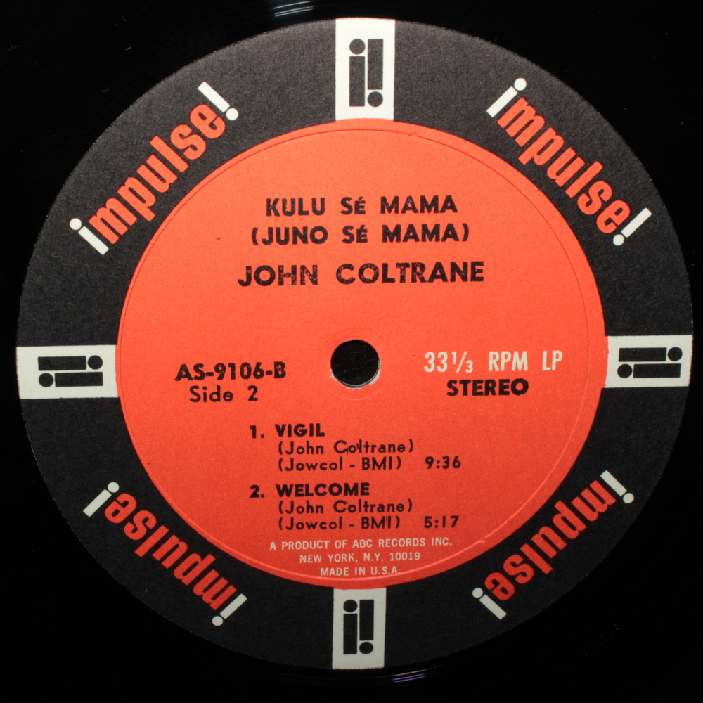 John Coltrane / Kulu Se Mama (LP)