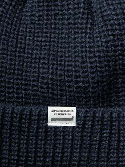 Шапка - Alpha Essential Watch Cap (темно-синяя)