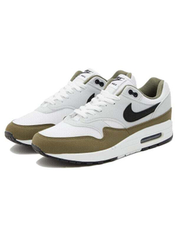 Nike Air Max 1 White Black Medium Olive