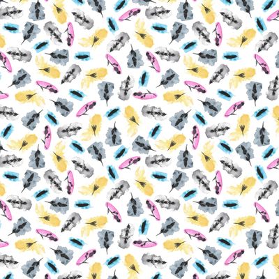 Растения на акварели