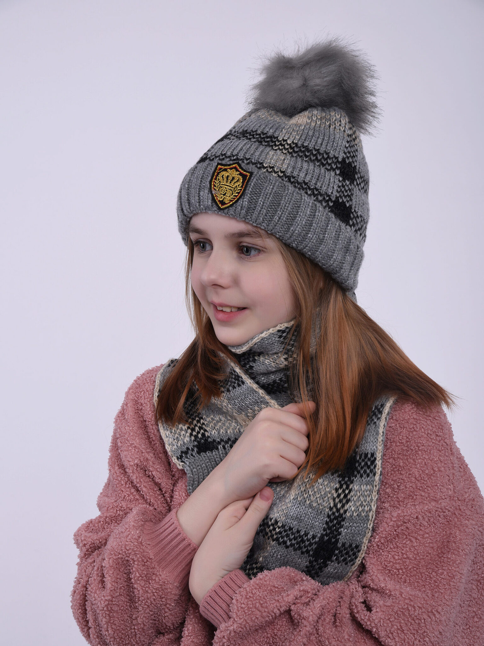 Комплект детский (Шапка+Шарф)