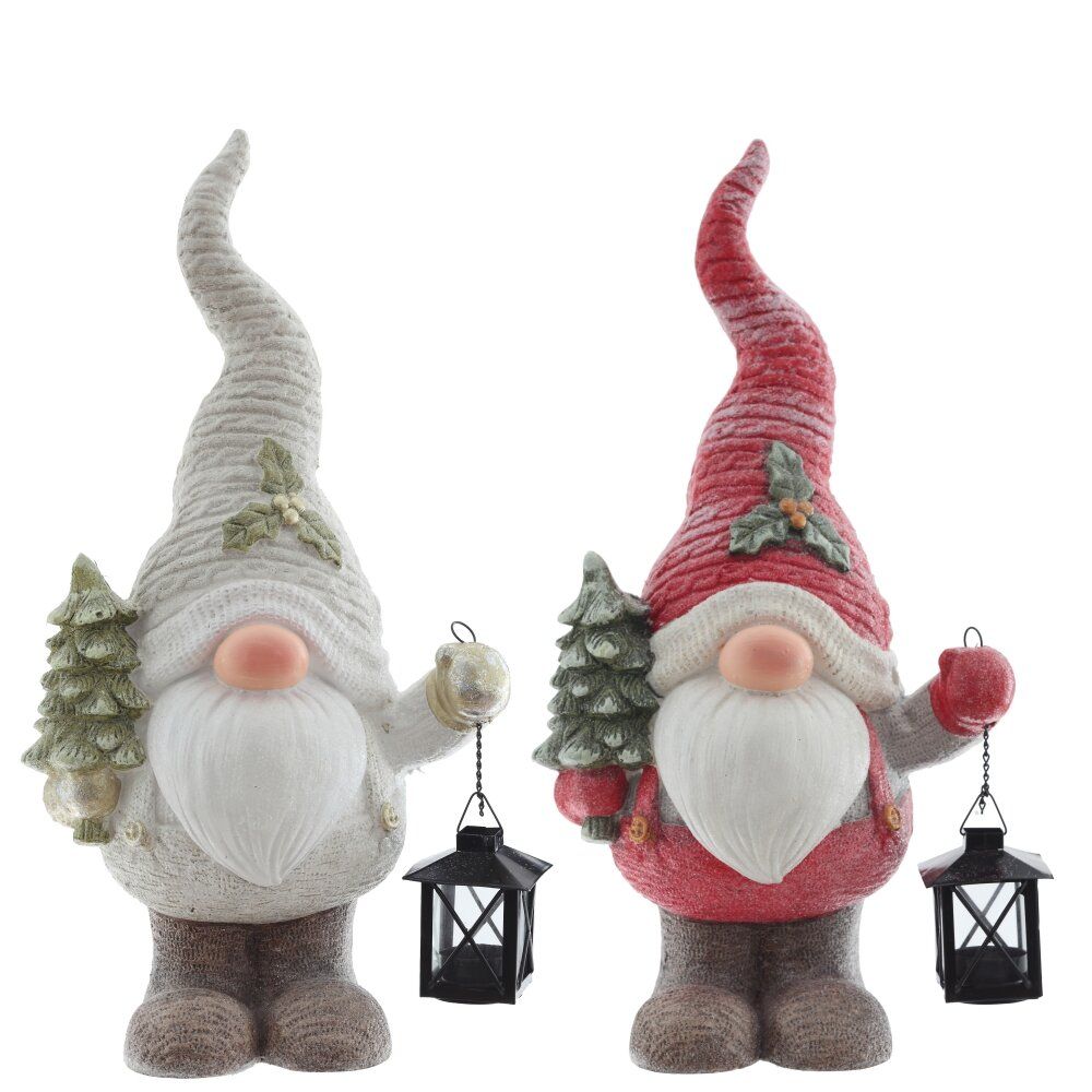 GAEM Фигурка декоративная "Гном" (с подсвечником), L27 W17 H51 см, 2в.