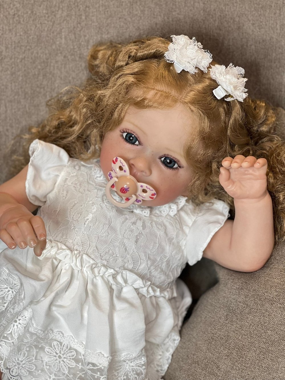 Кукла Реборн мягконабивная 60см в пакете (FA-590)