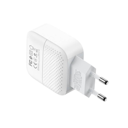 Сетевая зарядка с поддержкой быстрой зарядки PD+QC3.0 3А 18Вт USB-C BOROFONE BA46A