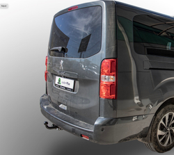 Фаркоп Лидер-плюс для Peugeot Traveller 2016-, Toyota Proace 2016- без выреза бампера. Нагрузки: 1500/75 кг,(без электрики в комплекте) - P108-A