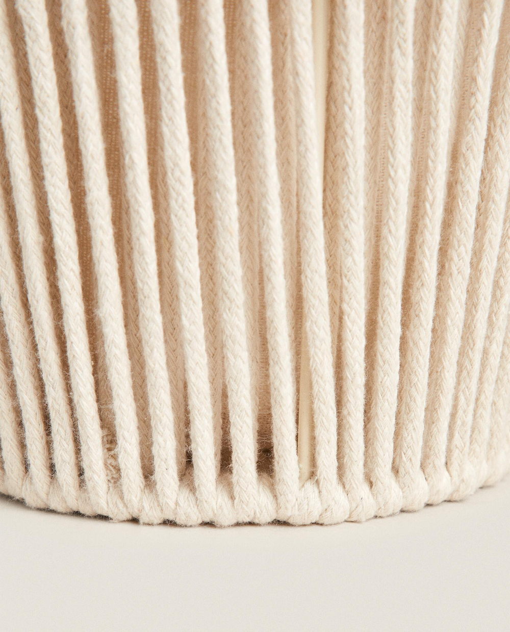 Zara Home Корзина из нержавеющей стали, цвет бежевый, 31 см