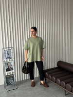 Футболка в цвете шалфей