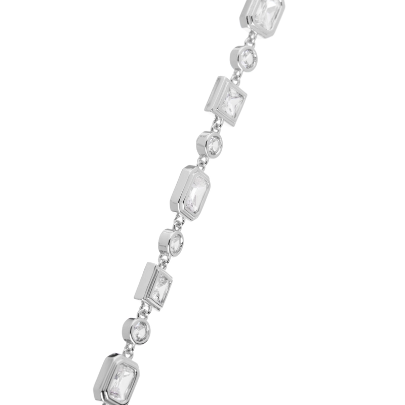 Колье Граненная Пирамида – Серебро