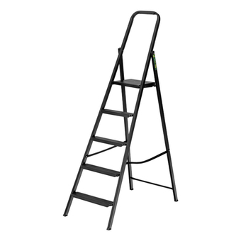 Стремянка 5 ступеней, компактная, стальная Сибртех