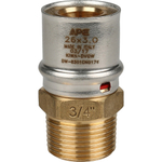 Переходник STOUT НР 3/4" х26 пресс