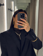 Серьги змейки gold