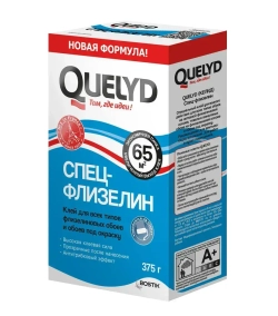 Клей для обоев QUELYD СПЕЦ-Флизелин 65 кв.м. 375г