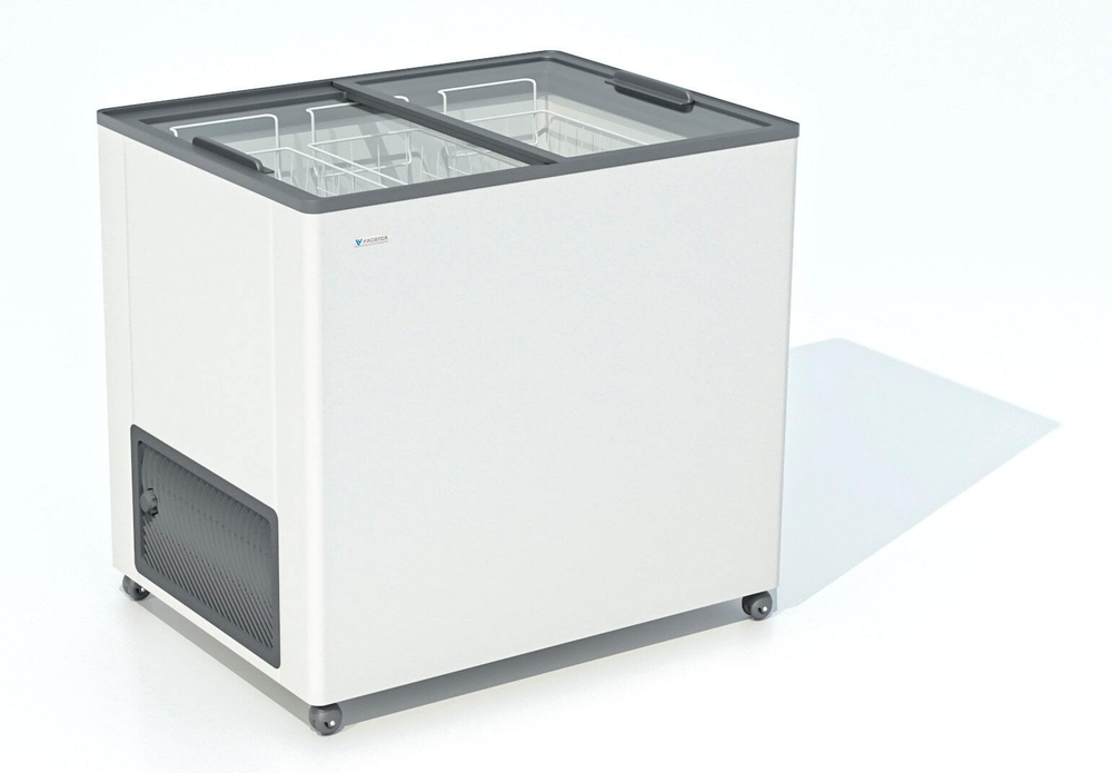 Ларь Морозильный Frostor F 250 С Прямое Стекло Серый (Пропан)