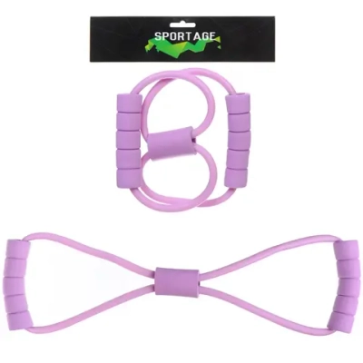 Эспандер трубчатый «Индиго» (нагрузка 4,5-6,8 кг), сиреневый