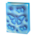 Пакет подарочный бумажный Alingar, (XL) 31х40х12 см, вертикальный, "Бабочки", мат. ламинация, эффект 3D, ассорти
