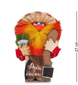 Народные промыслы DO-209 Домовой Зема с топором и дровами