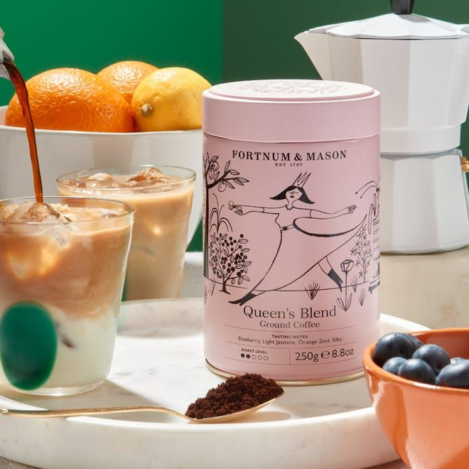 Fortnum and Mason Молотый кофе Queens Blend в банке, 3 банки по 250г