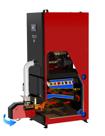 Автоматический пеллетный котел TECO PELLET 15 кВт