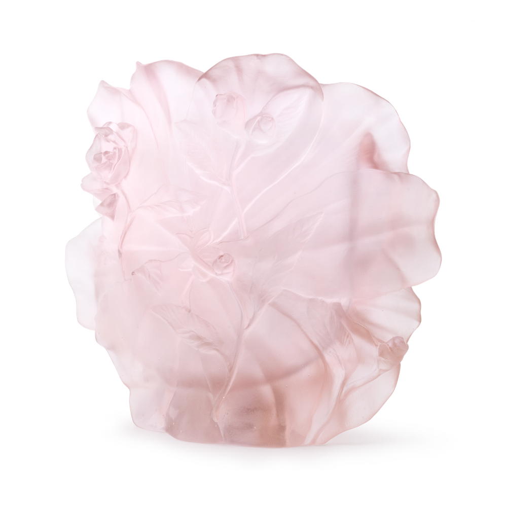 Ваза Camellia розовая, 28 см