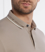 Поло Emporio Armani - бежевый(3D1FM4 1JCYZ)