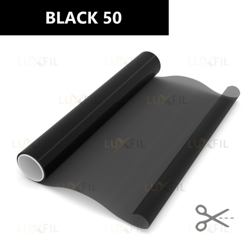 Пленка тонировочная BLACK 50 LUXFIL, (на отрез)