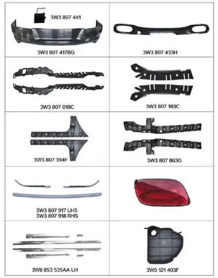 Обвес для Bentley Continental GT Supersport 2015-2018 Бентли Континенталь