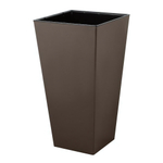 Горшок для цветов InGreen London CUBE 250х250х470мм 19,4л c дренаж. вставкой французский платан