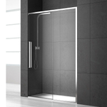 Душевая дверь в нишу NEW GENERATION, 110x200, правая, профиль блестящее серебро, стекло прозрачное, NGP8ID10830TR