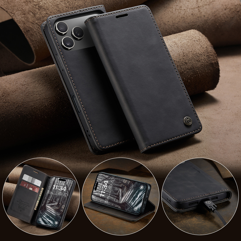 Чехол-книжка CaseMe Matte iPhone 17 Pro Max