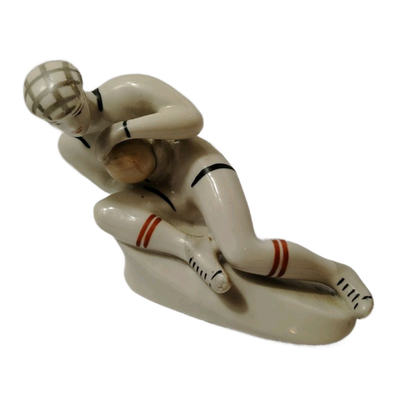 Фарфоровая статуэтка "Вратарь Яшин" (Полонне ЗХК)