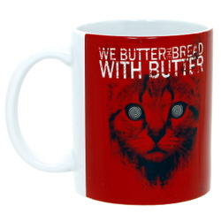 Кружка керамическая We Butter the Bread with Butter