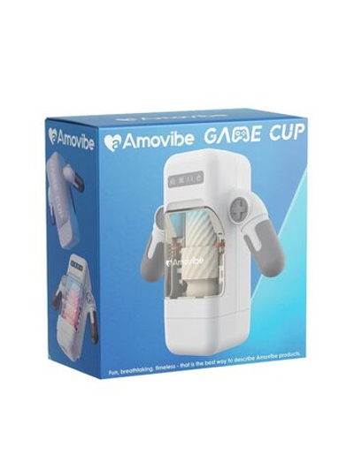 Белый инновационный робот-мастурбатор Game Cup (Цвет: белый)