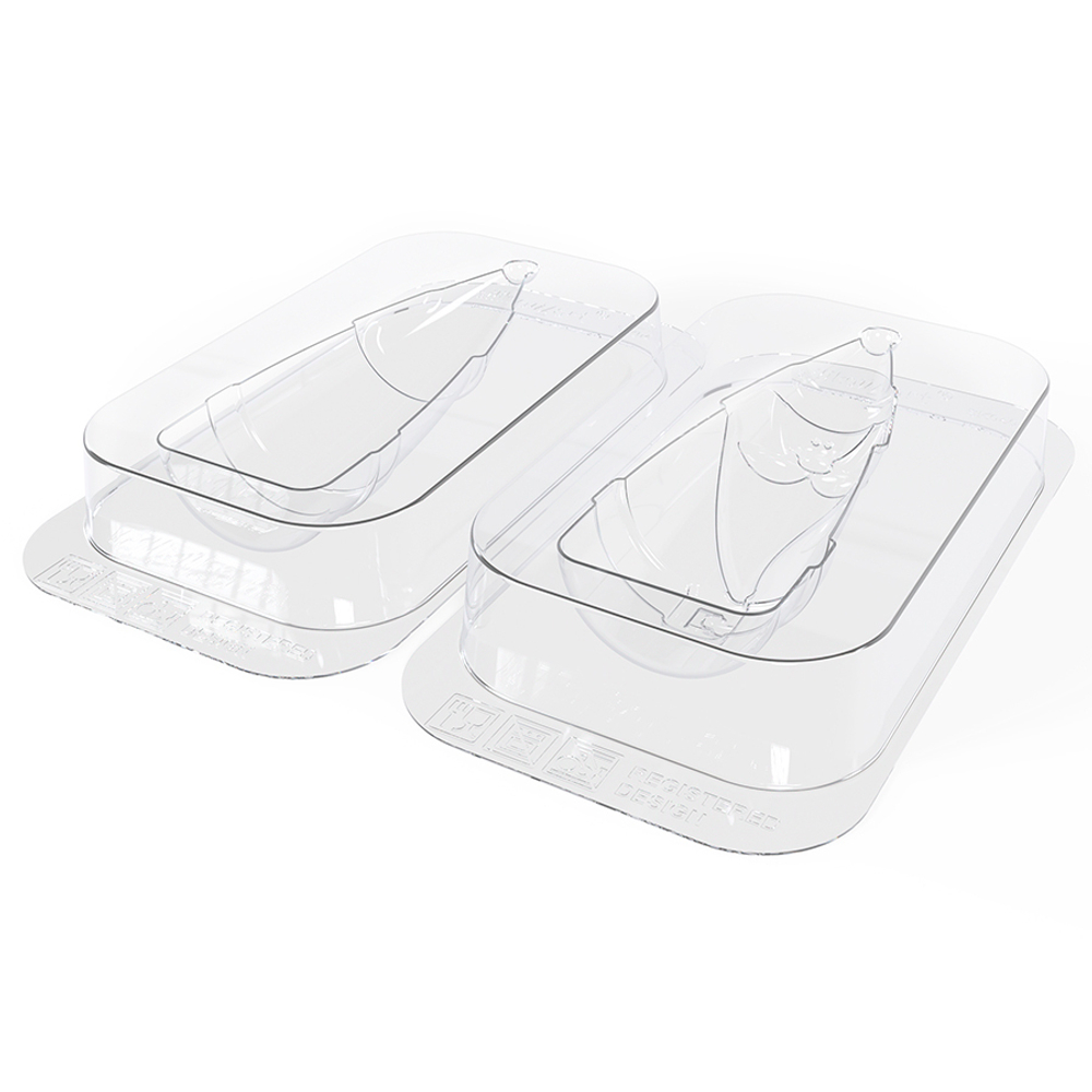 Набор термоформованных форм для шоколада и конфет frosty, 2 шт.