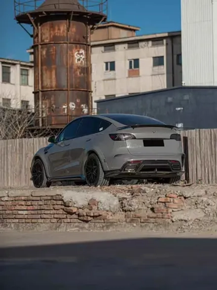 Обвес для Tesla Model Y 2020+ тесла Губа переднего бампера Накладки на бампер Капот Боковые юбки Диффузор заднего бампера Задний