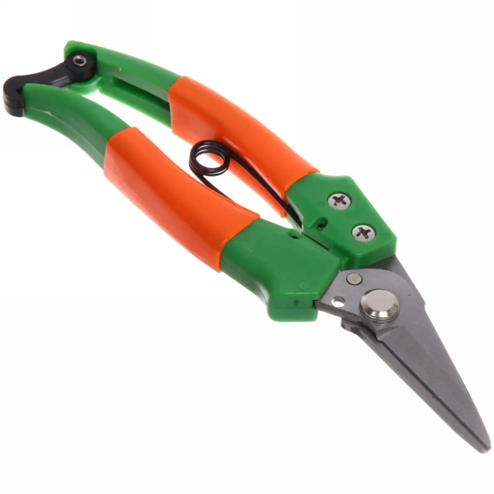 Секатор-ножницы садовые 8» (20см) «Росток» пластиковые комбинированные ручки ДоброСад