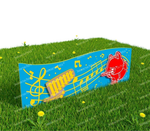 Забор уличный из экопластика Музыкальные инструменты