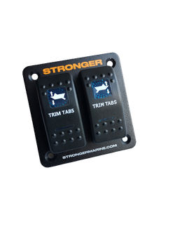 Транцевые плиты Stronger, для лодок длиной 6,4-9,0 м, комплект