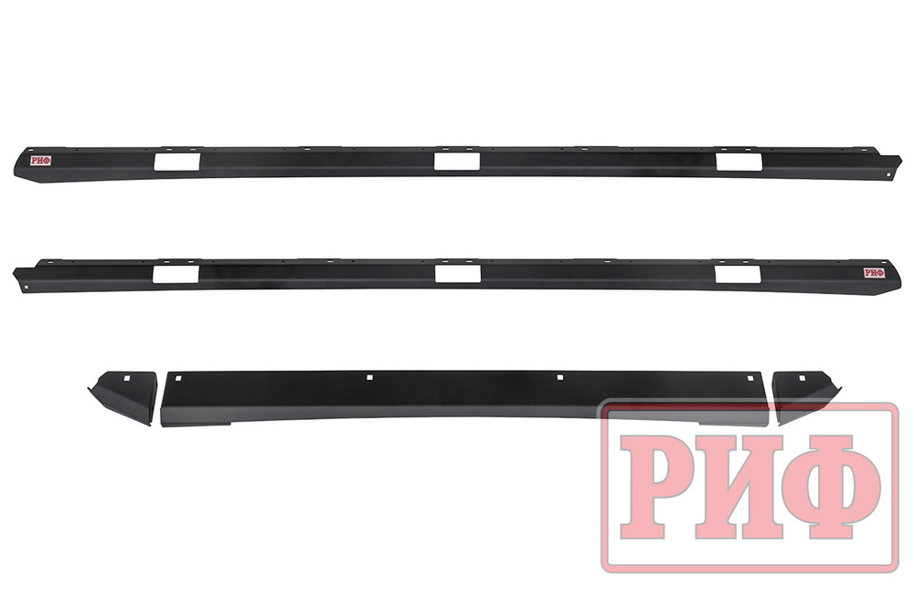 Багажник экспедиционный (платформа) алюминиевый 1350x1690 мм для Jeep Wrangler JL 2018+ (с крепежом) РИФ