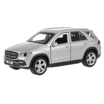 Машина металл MERCEDES-BENZ GLE 2018 12 см, двери, багаж, серебристый, кор. Технопарк