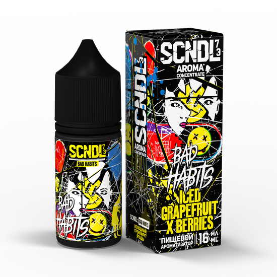 Ароматизатор SCNDL Bad Habits (Холодные Грейпфрут Ягоды)