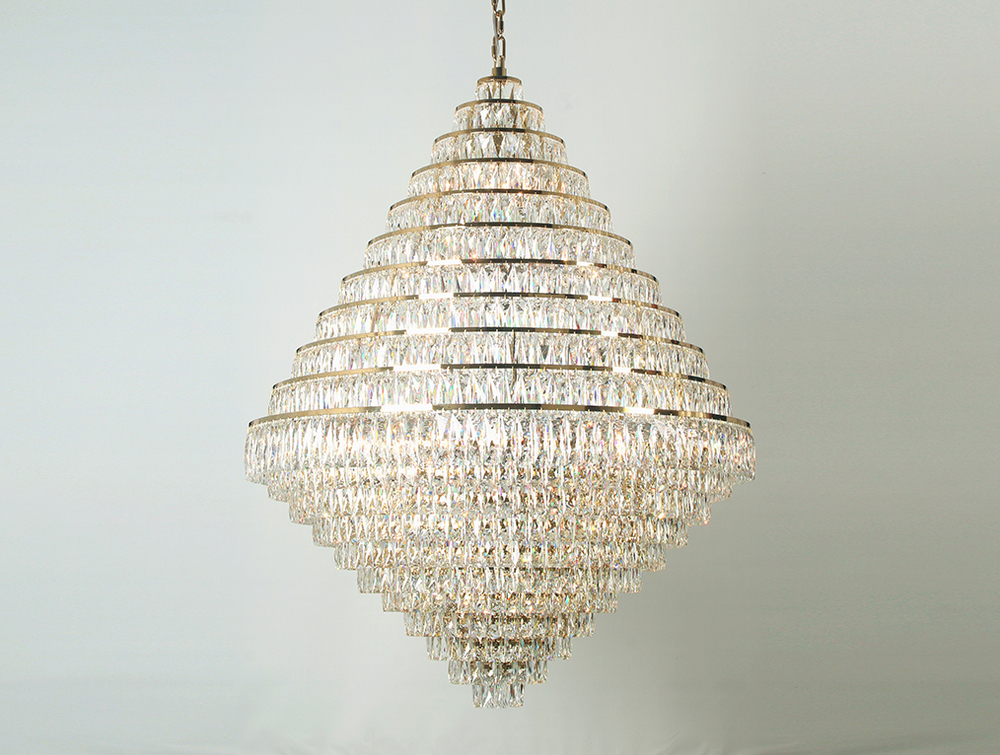 Подвесная люстра Newport ELIZABETH 10125+43/C gold, М0068938