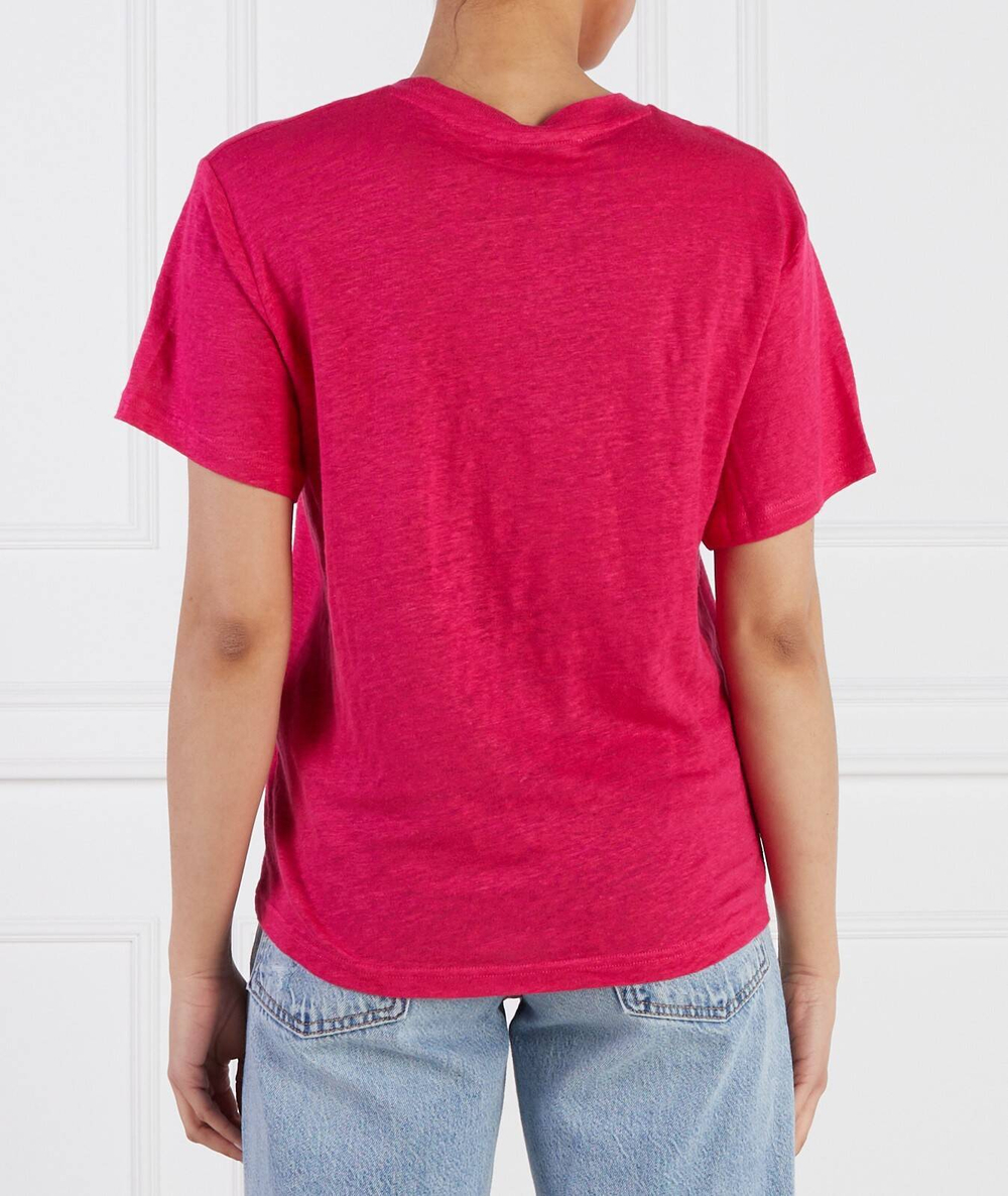 Льняная футболка Sams\u00f8e Sams\u00f8e - розовый(F23100115)
