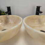 Раковина из оникса Bowl Yellow TinLip BO-62944 45*45*17 39