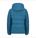 Куртка CMP Woman Jacket Snaps Hood,  артикул 31K2776M, цвет Lake (L827)