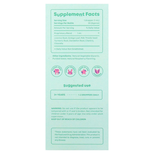 JoySpring, DetoxZee Herbal, 30 мл (1 жидк. Унция)