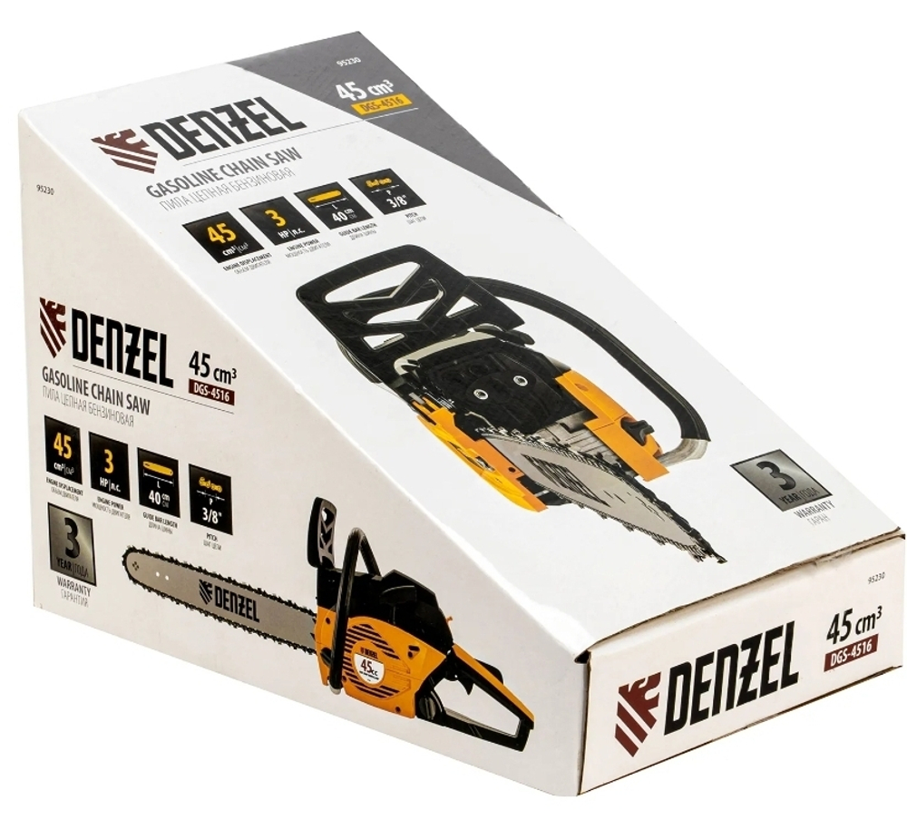 цепная пила Denzel DGS-4516 бензиновая